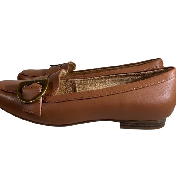 Naturalizer Kayden Moc Loafers Women's US 9M Bronze Buckle Accent Slip On Shoes - Picture 5 of 10